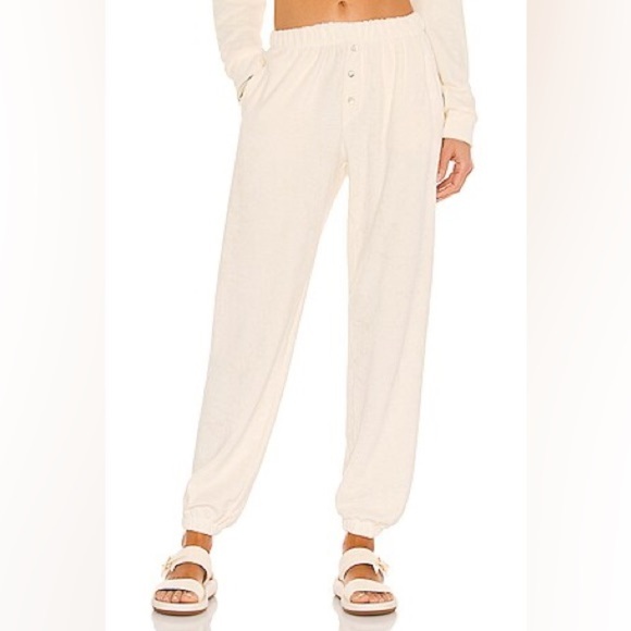 DONNI. Soft Pink Knit Pants - Picture 1 of 4